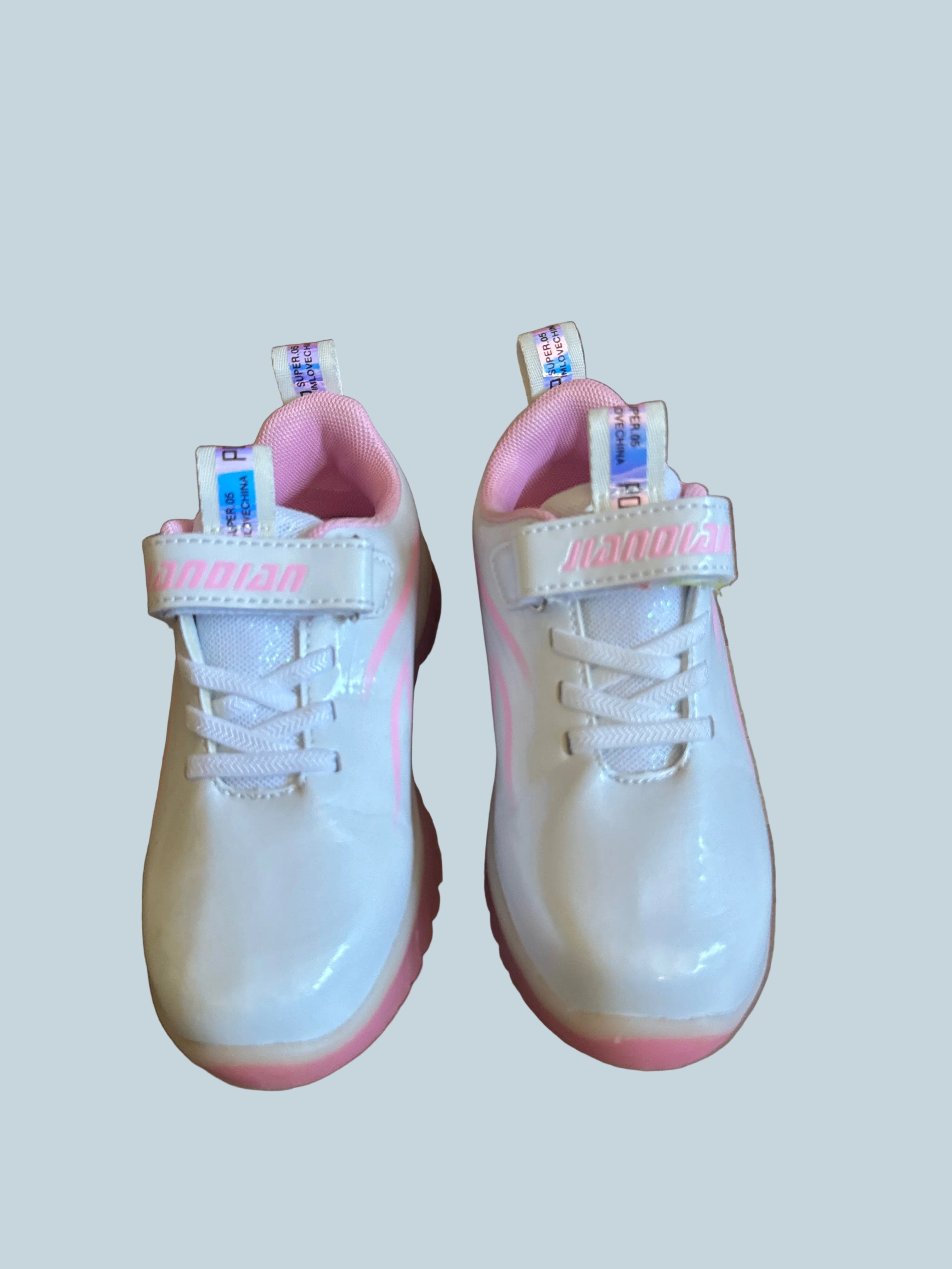 Jiandian USP Charging Light Up Girls Shoe Sneakers. Like New. Kid Size 13