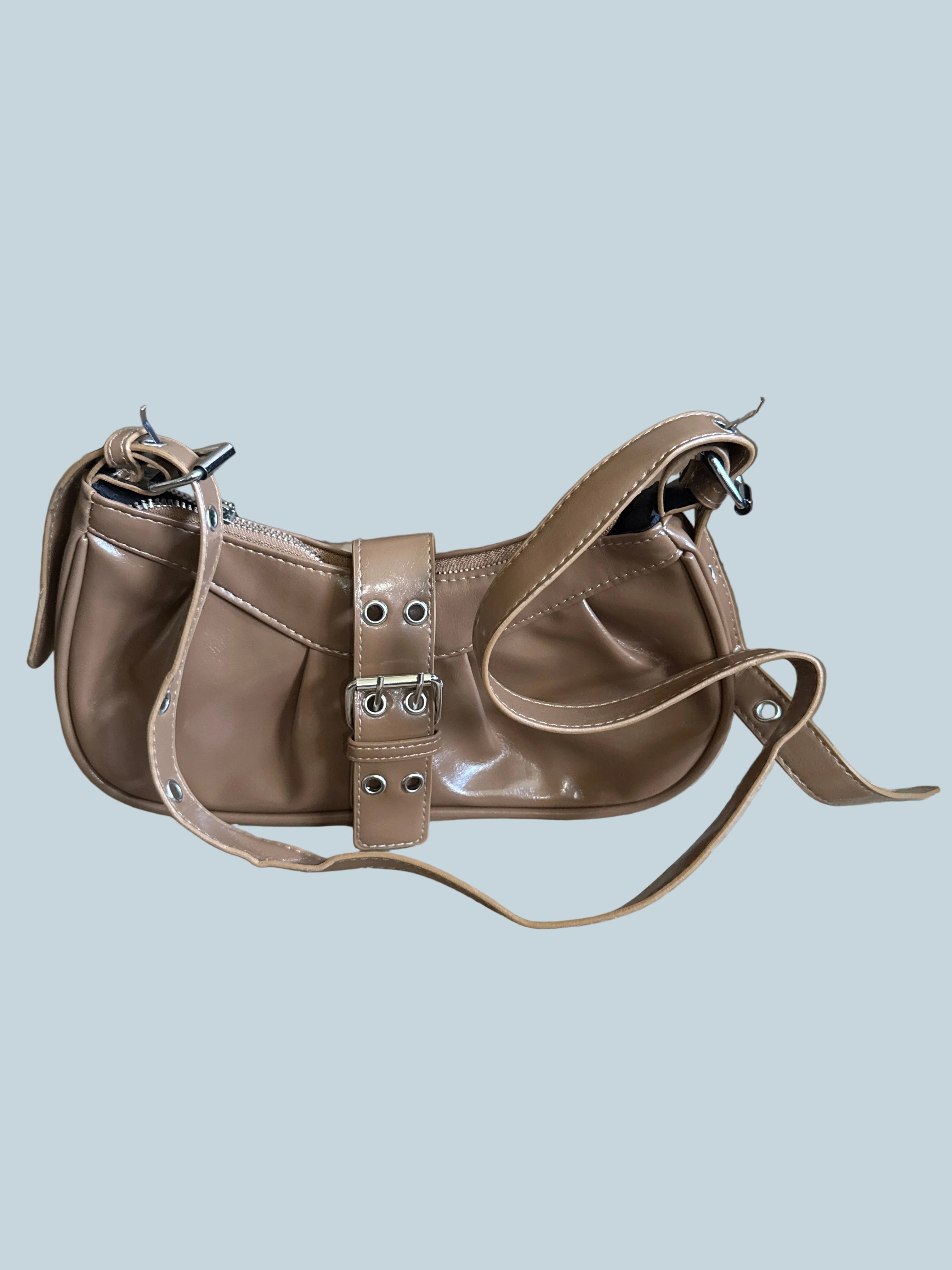 Small Shoulder Bag. Brown