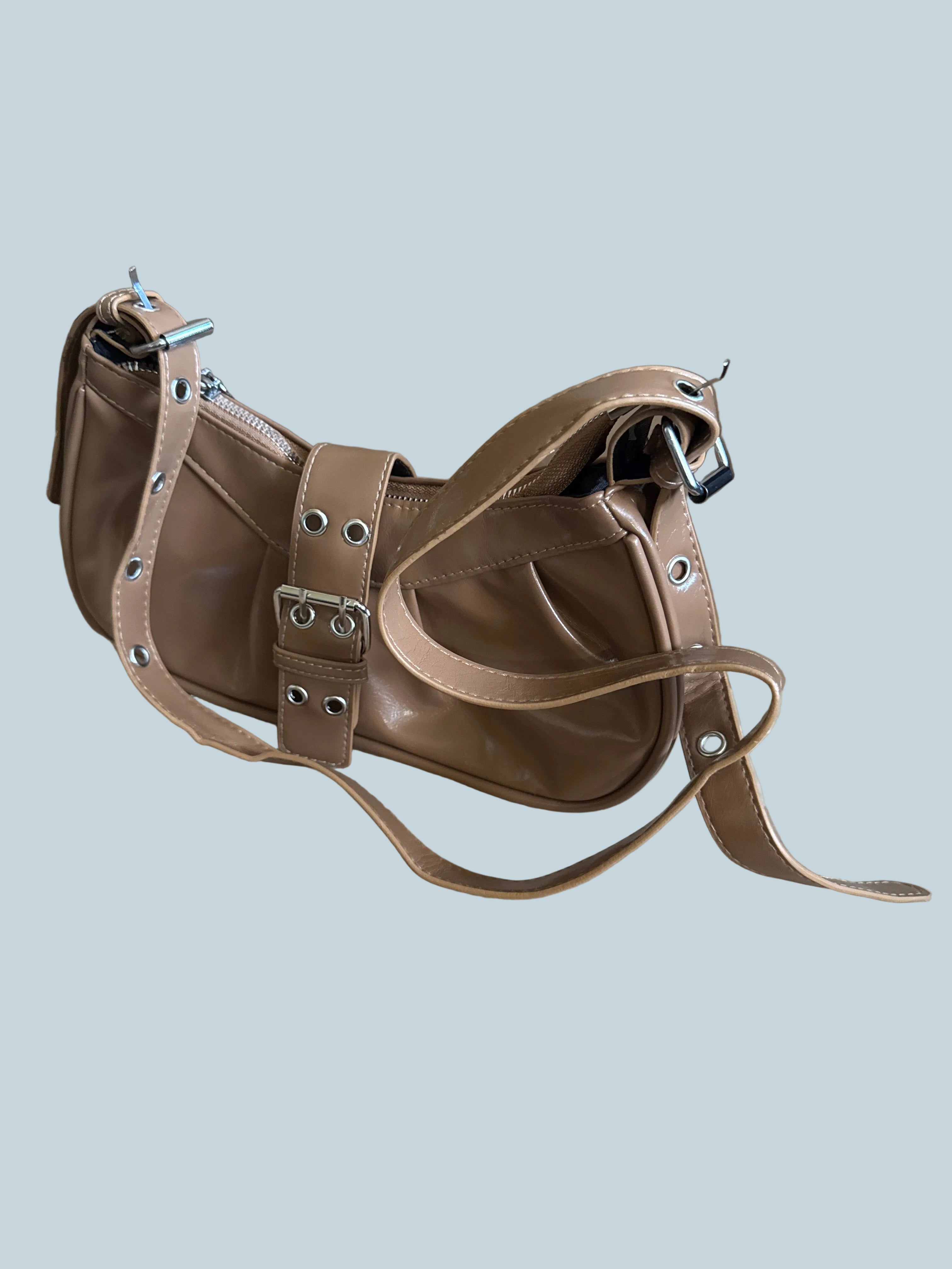 Small Shoulder Bag. Brown