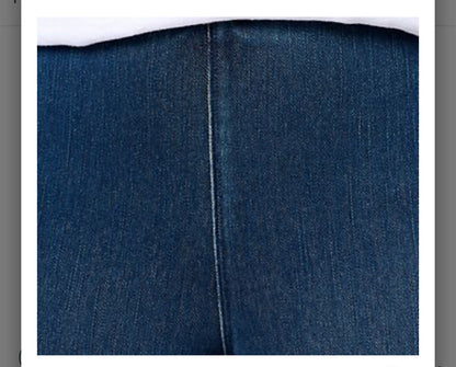 Belle by Kim Gravel Pet Flexibelle Straight Leg Ankle Jean. Black/petite 18