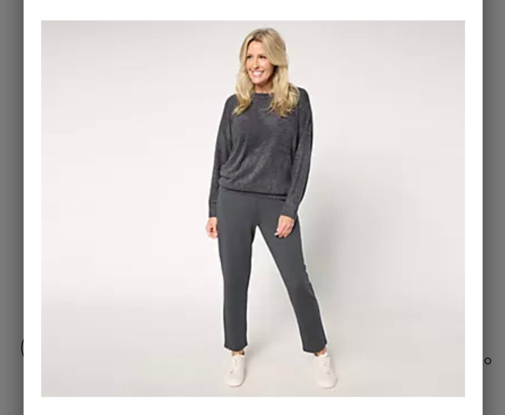 Barefoot Dreams Reg. CozyChic Lite Pullover & Straight Leg Pant