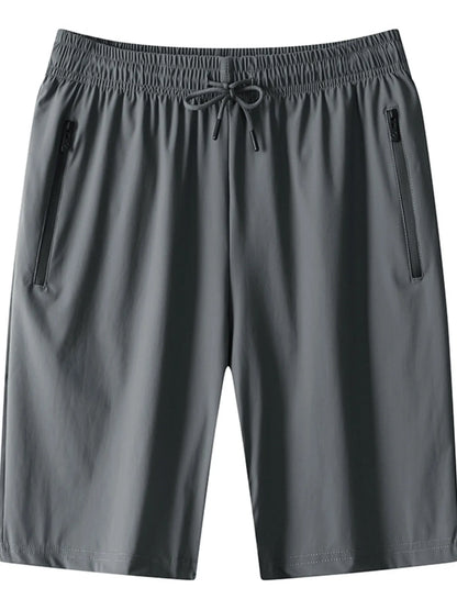 Men's Plus Size Drawstring Active Shorts