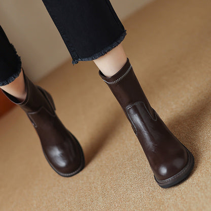 Women’s Mid-Heel Martin Boots