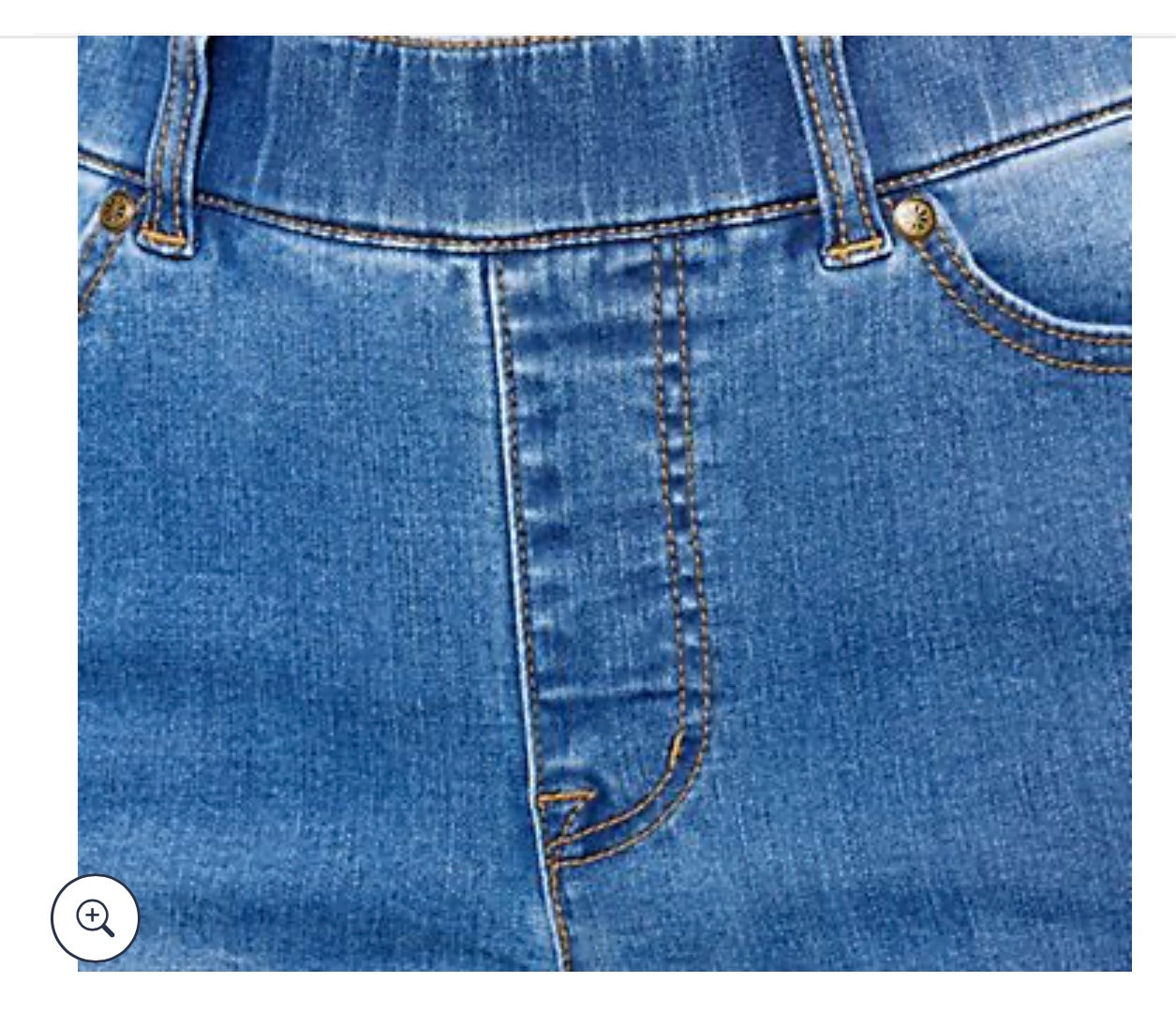 Isaac Mizrahi Live! Regular True Denim Indigo Pull On Straight Jeans. Aged Indigo/ Regular 10