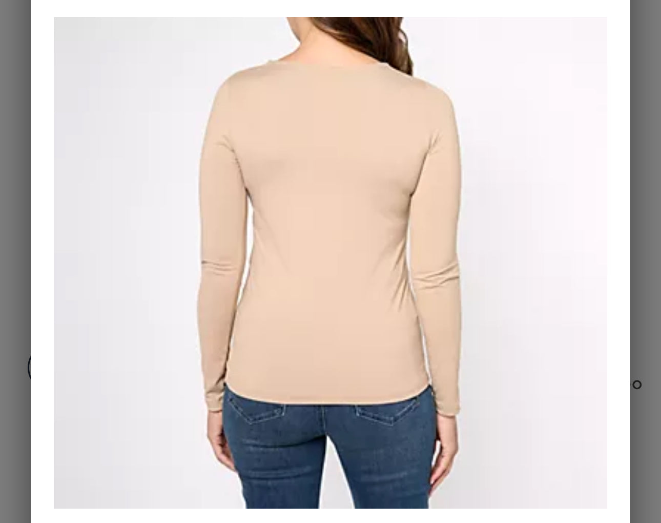 Susan Graver Smoothing Essentials Jersey Ballet Neck Top. Black/Large