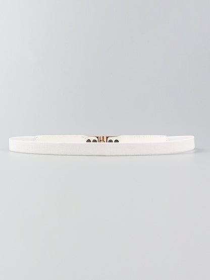 PU Elastic Skinny Belt