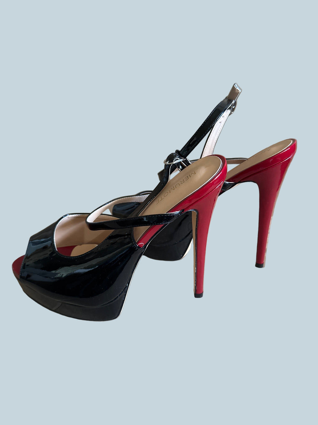 Merumote Women High Heeled Shoe Sandals. Like New. Size 10