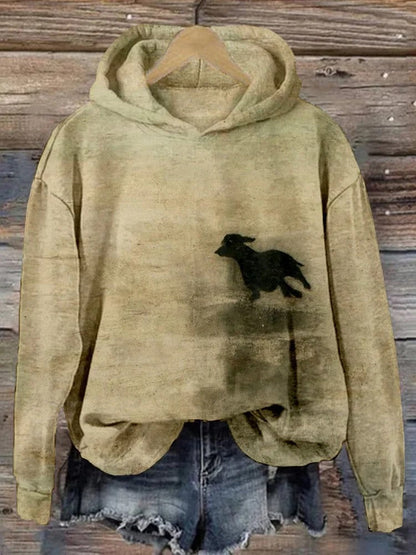 Women’s 3D Digital Print Hoodie – Casual Graphic Sweatshirt