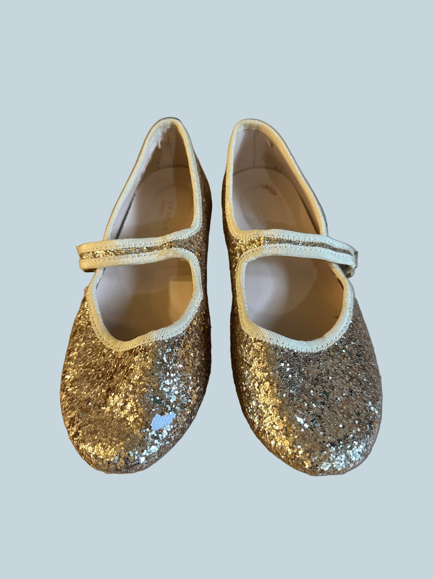 Kids Girls Glitter Ballet Flat Shoe. Secondhand. Size 37