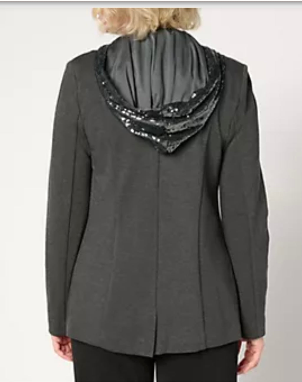 Jingle Belles by Kim Gravel Shine On Sequin Chic Ponte Blazer