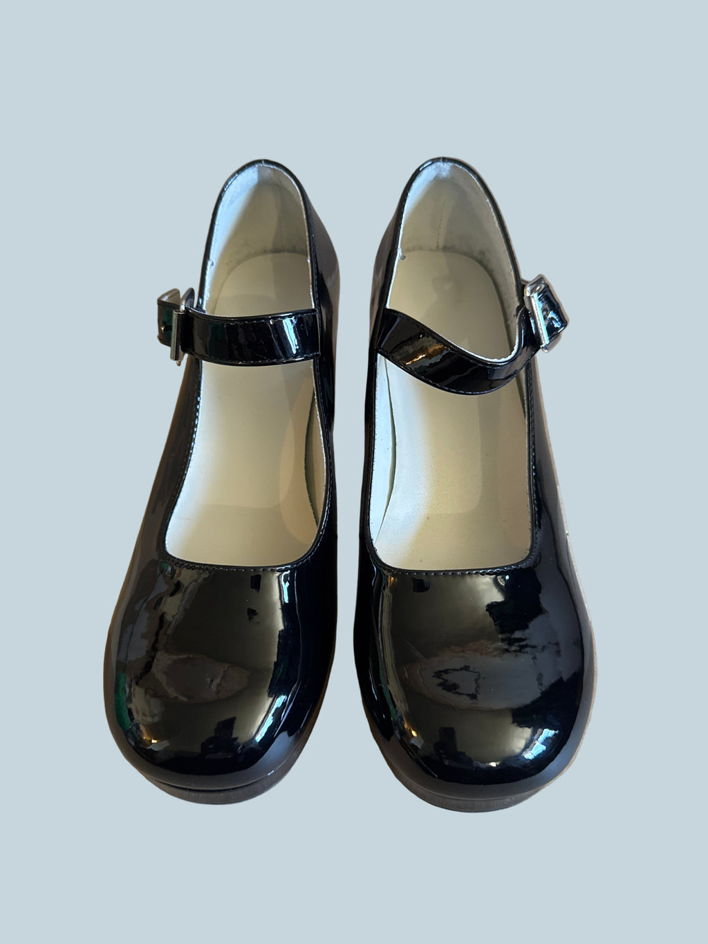 Secondhand. Women Ankle Stap Heeled Pump Shoe. Like  New. Size 8.5