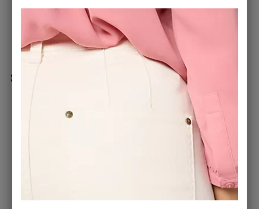 Belle by Kim Gravel Regular TripleLuxe Twill Dressy Trouser Jean. Seed/ Regular 16