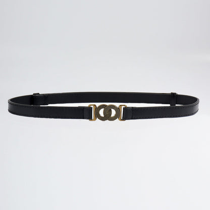 Alloy Buckle PU Belt