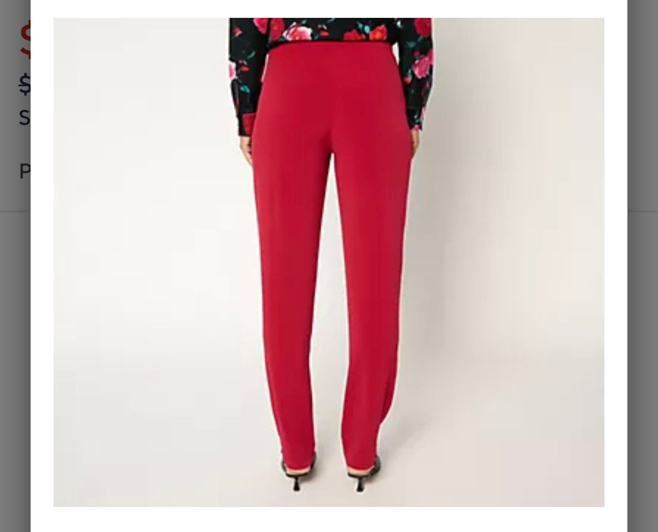 Susan Graver Regular Liquid Knit Straight-Leg Pants