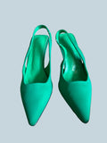 Women Heeled Slingback Pump Shoe. Secondhand. Size 38