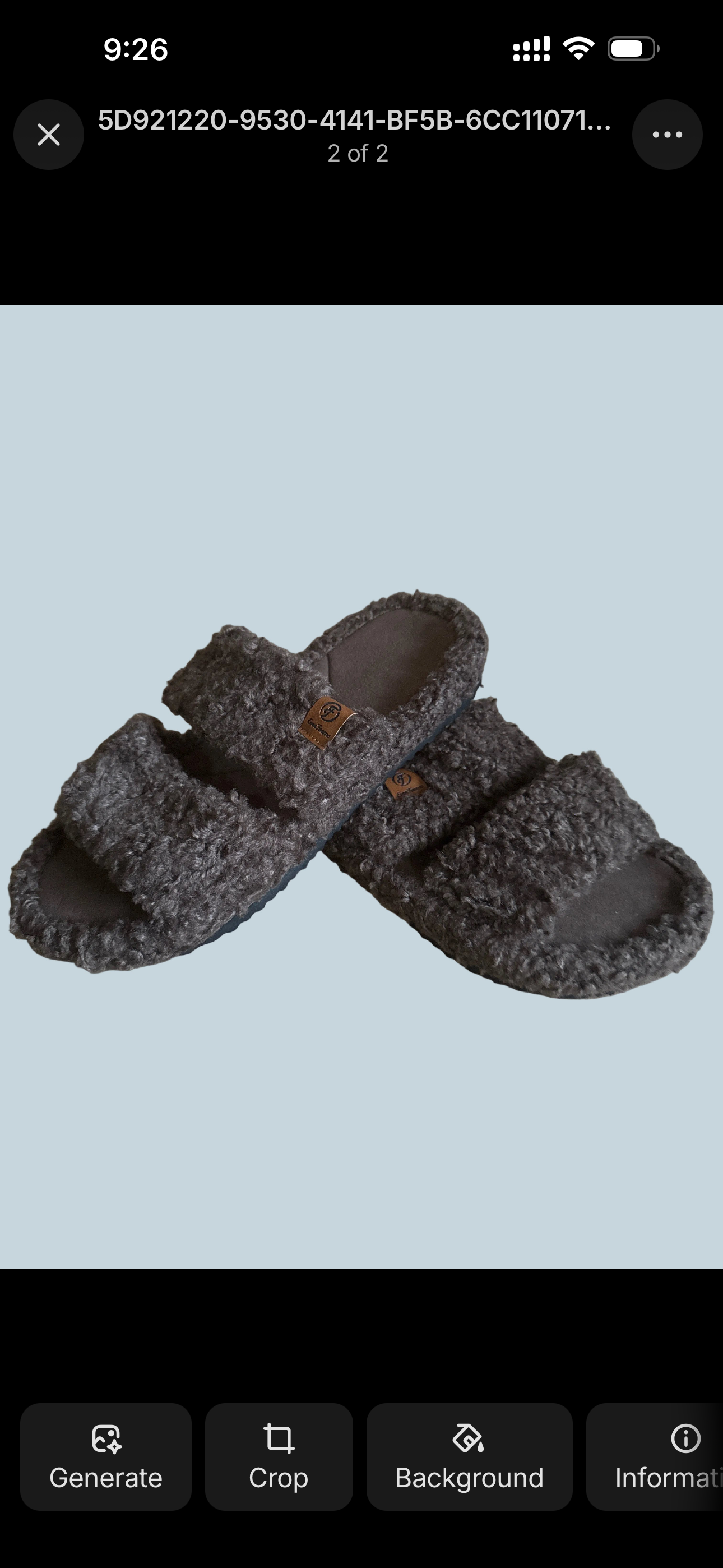 Women Slipon Shoe Slippers. Size  9