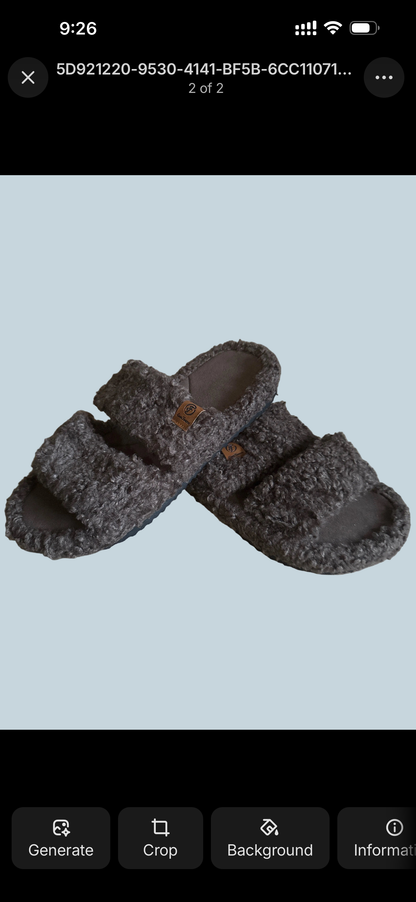 Women Slipon Shoe Slippers. Size  9