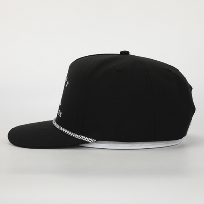 Horse Roped Hat Black