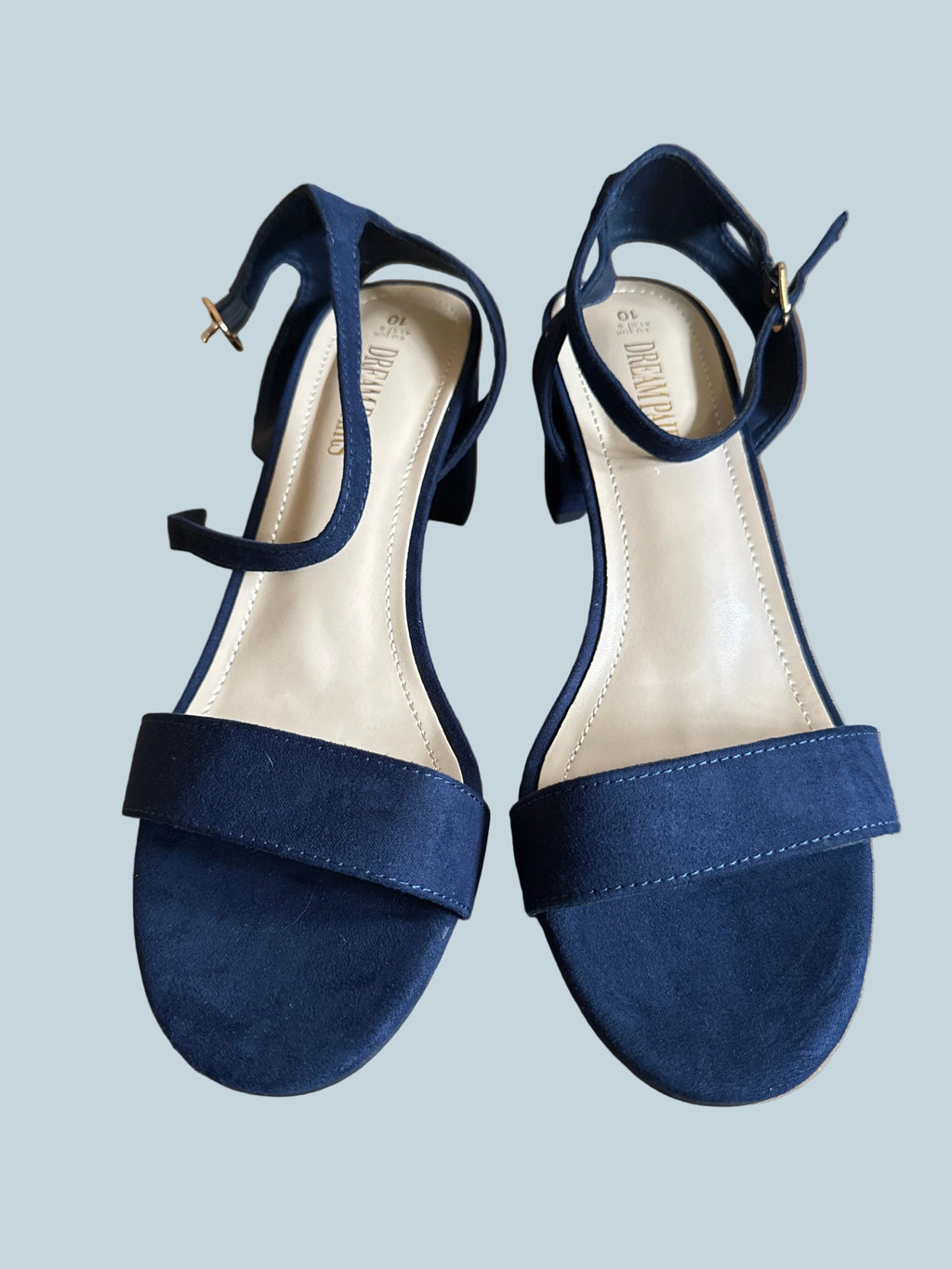 Dream Pairs Women Block Heeled Sandals. Size 10