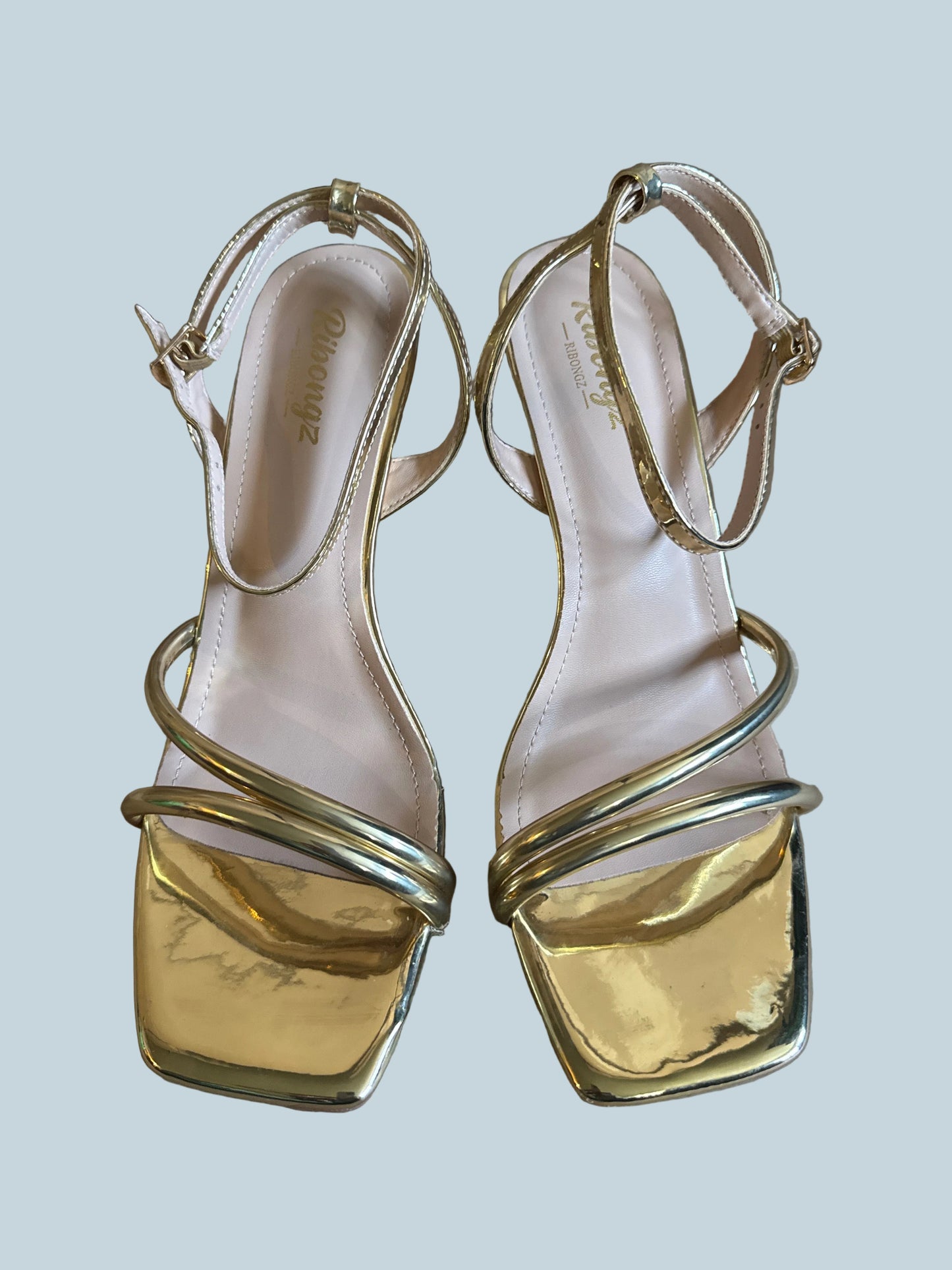 Rinongz Women High Heeled Sandals. Like New. Size 9.5