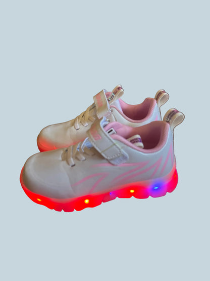 Jiandian USP Charging Light Up Girls Shoe Sneakers. Like New. Kid Size 13