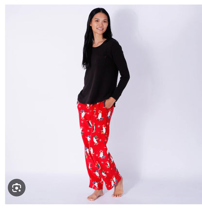 Cuddl Duds Petite Fleecewear with Stretch Pajama Set