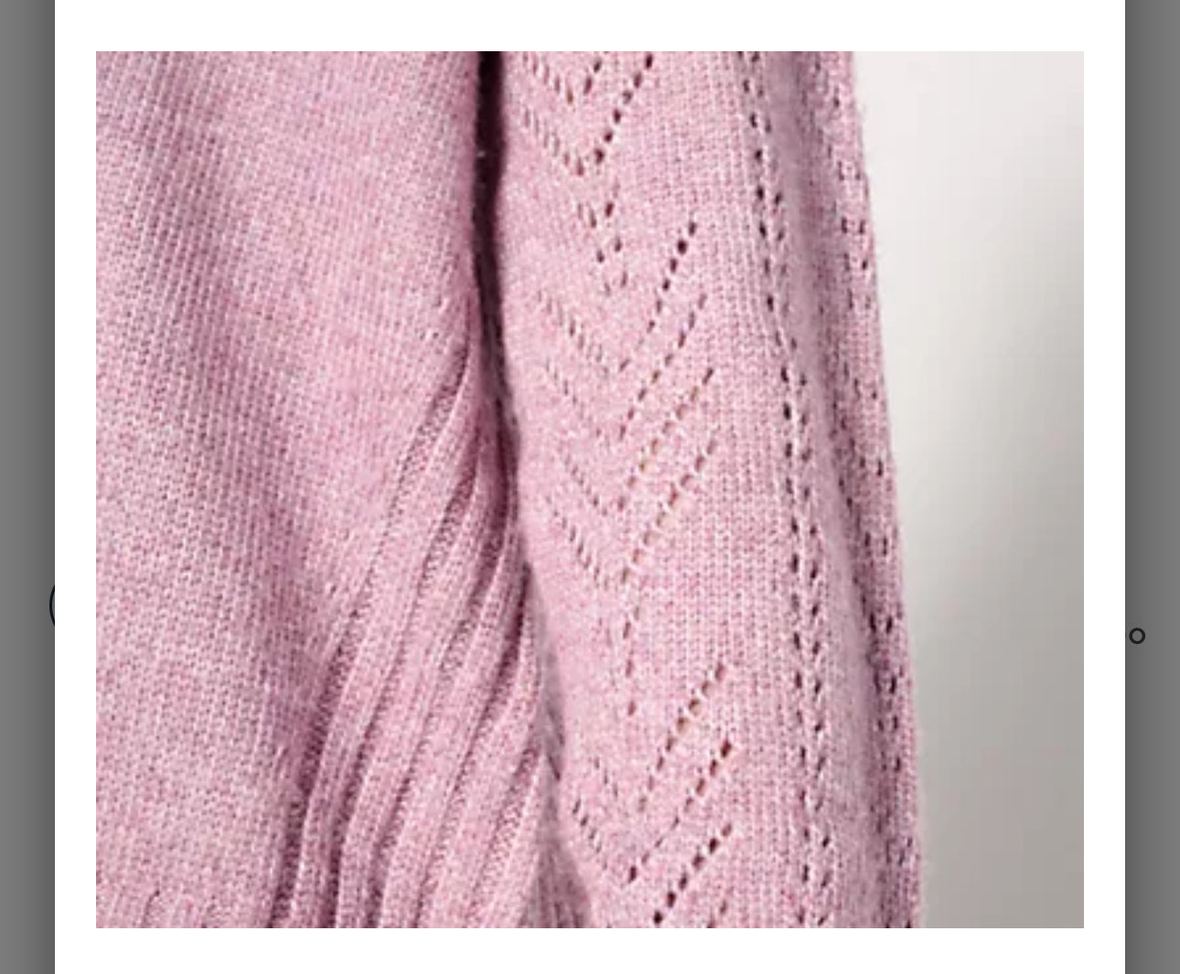 Denim & Co. Heritage Raglan V-Neck Sweater with Pointelle