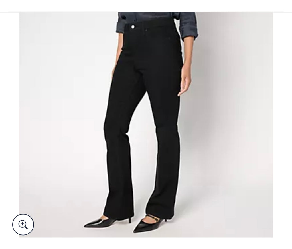 BEAUTIFUL by Lawrence Zarian Petite Baby Boot Jean- Black