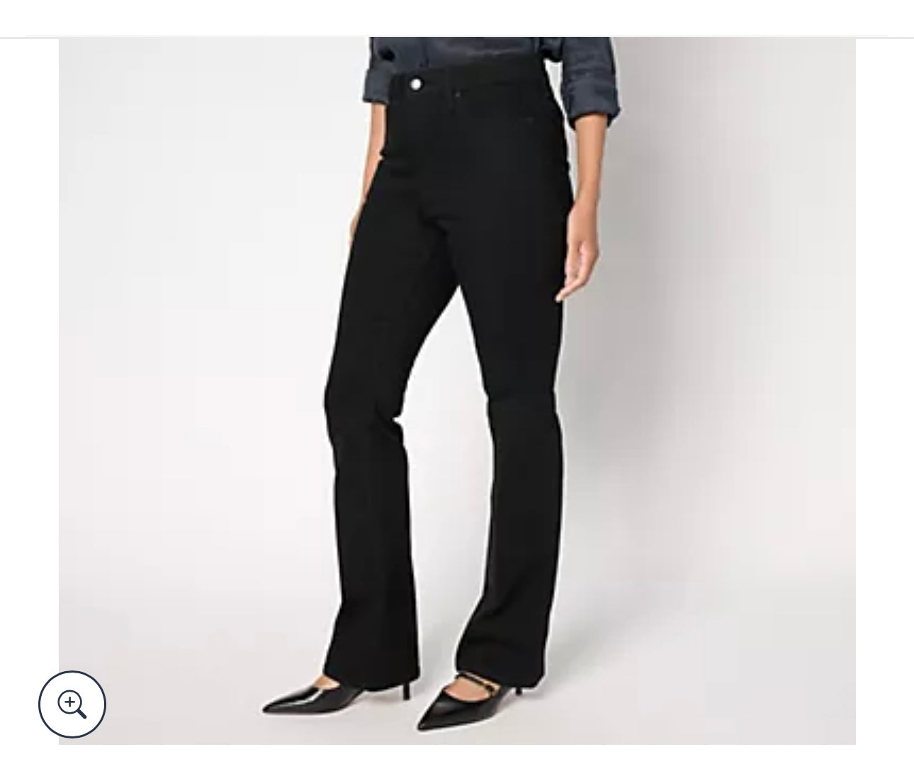 BEAUTIFUL by Lawrence Zarian Petite Baby Boot Jean- Black