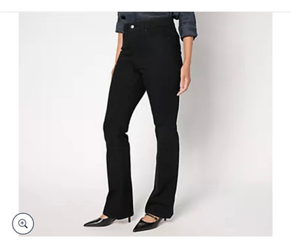 BEAUTIFUL by Lawrence Zarian Petite Baby Boot Jean- Black