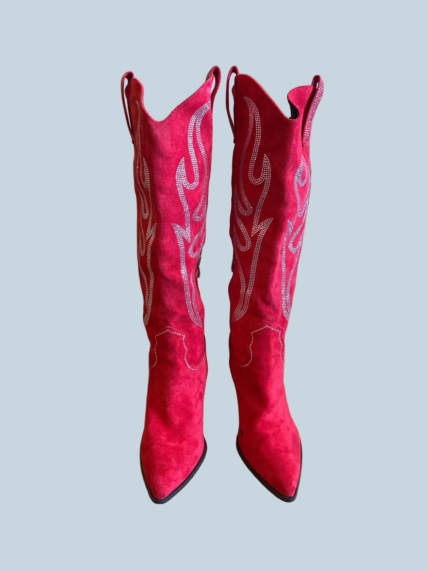 Women Knee-high Cowboy boot. Secondhand. Size 10