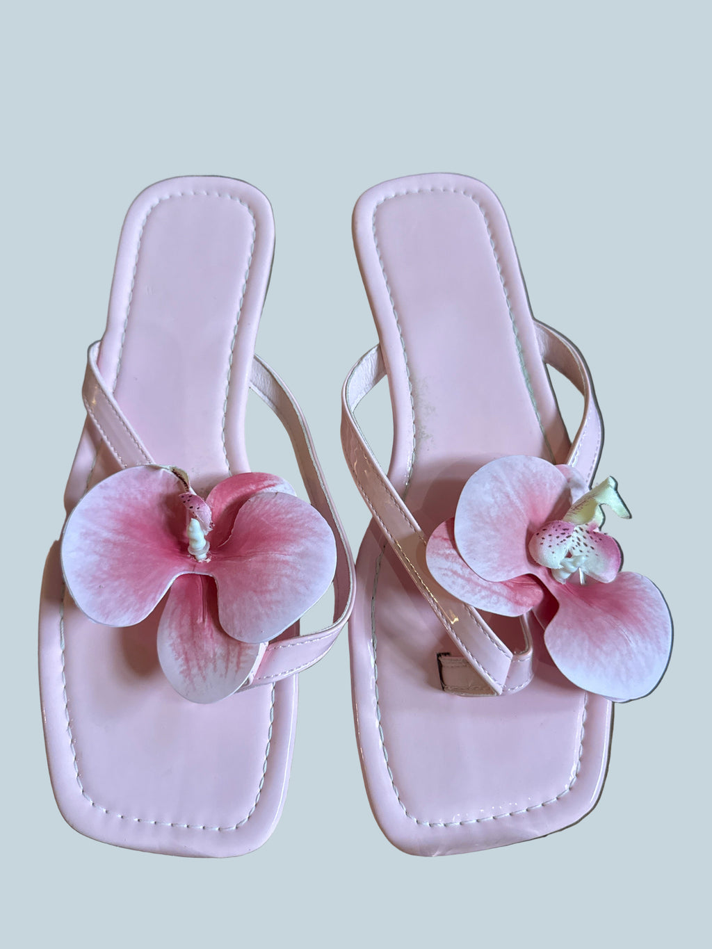 Women 3D Flower Slide Shoe Sandals. Second hand. Size 42