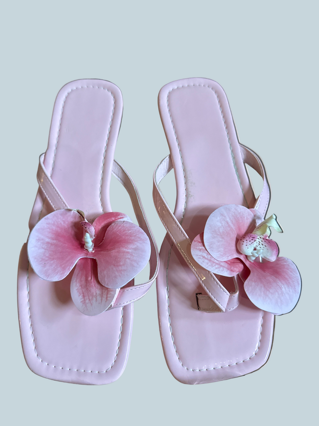 Women 3D Flower Slide Shoe Sandals. Second hand. Size 42
