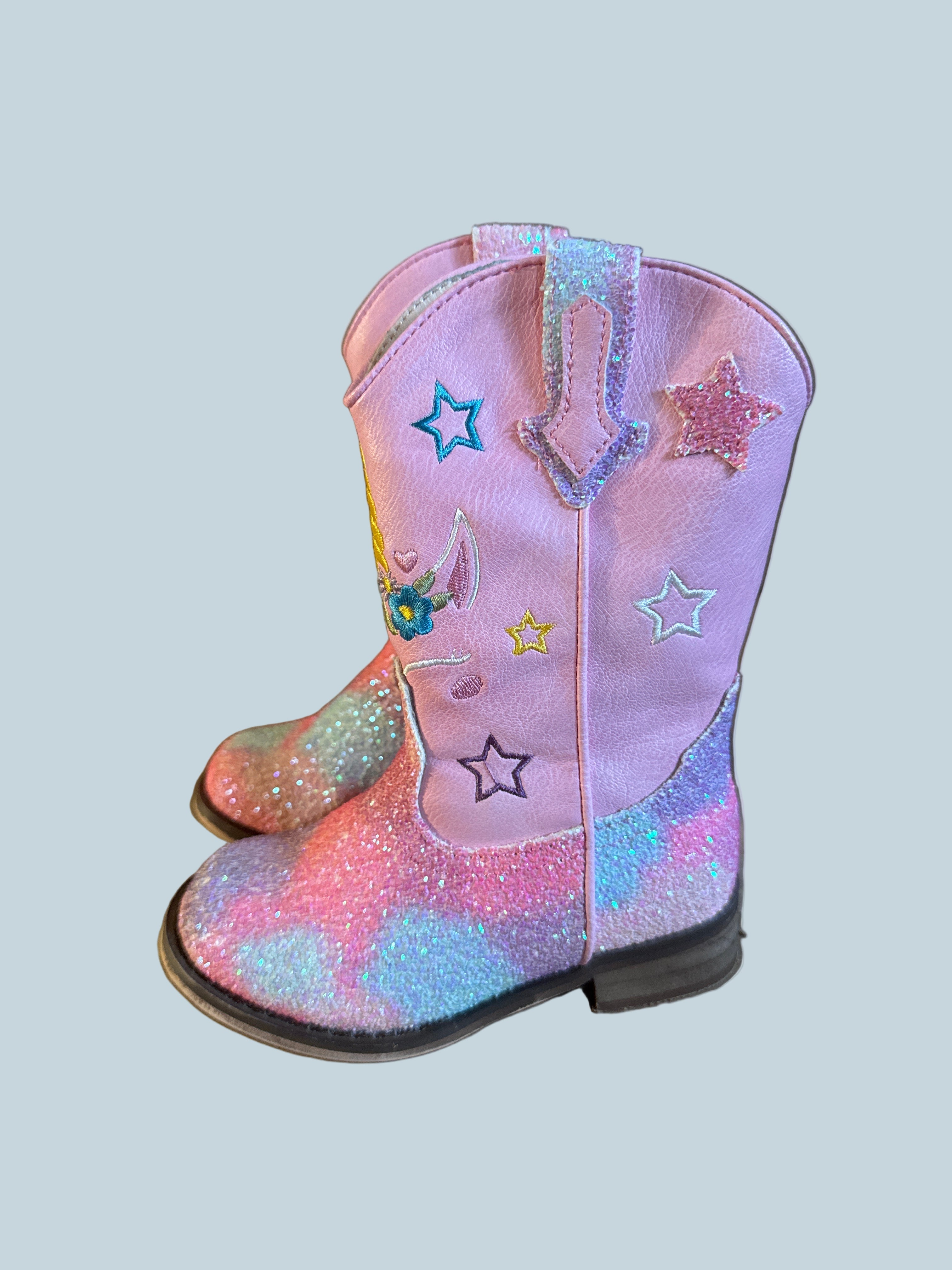 Kids Girls Fashion Cowboy Boot. Like New. Toddler size 8