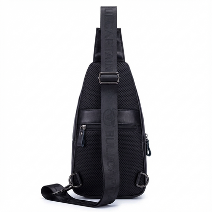Men's Genuine Leather Sling Bag – Refined Daily Carry
