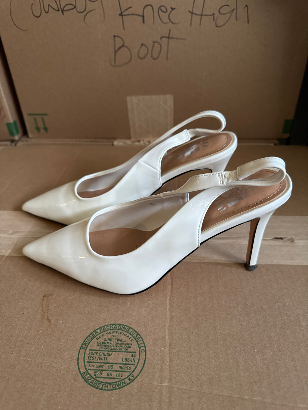 Women Heeled Slingback Pump. Like New. Size 6