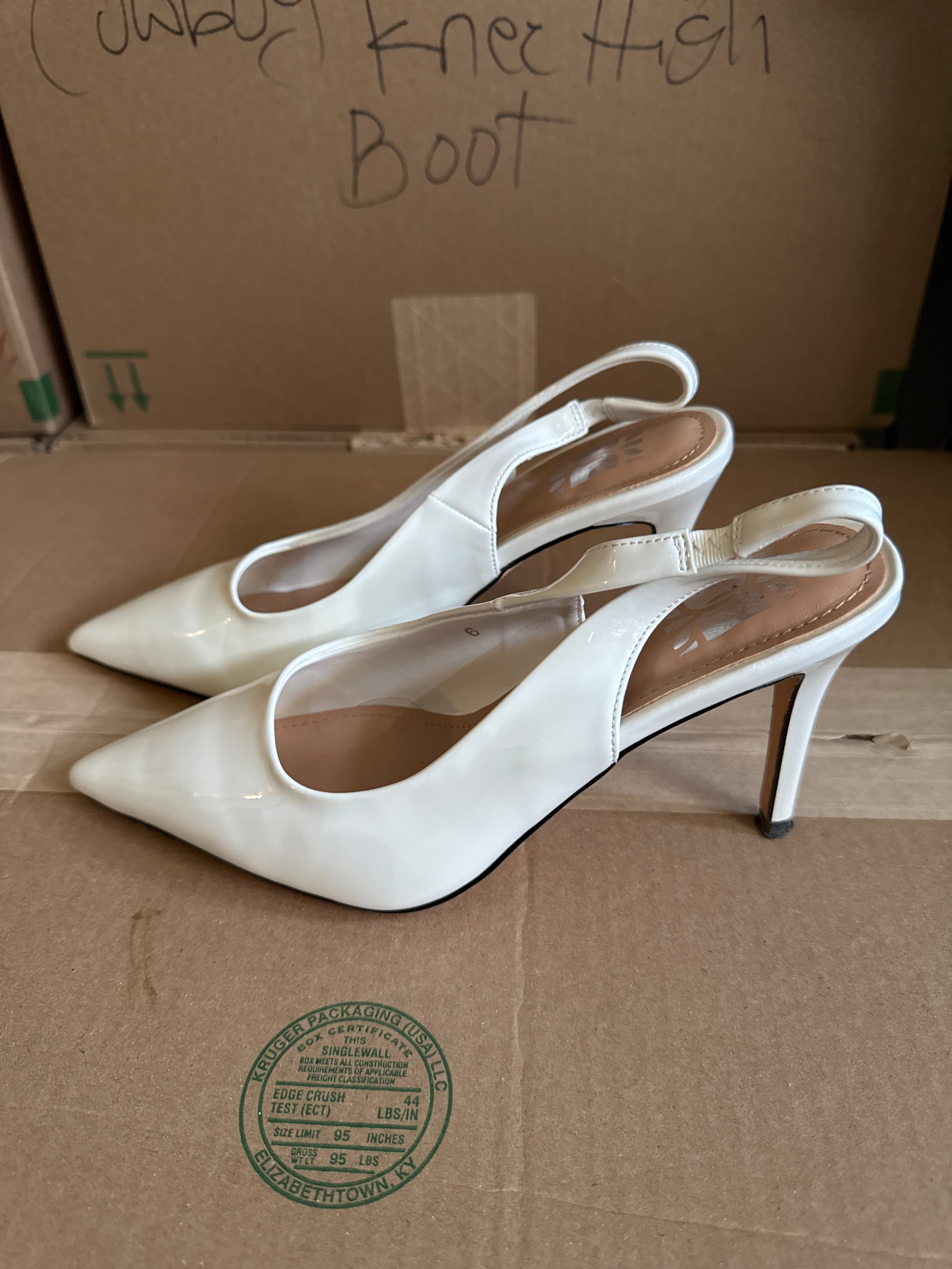Women Heeled Slingback Pump. Like New. Size 6