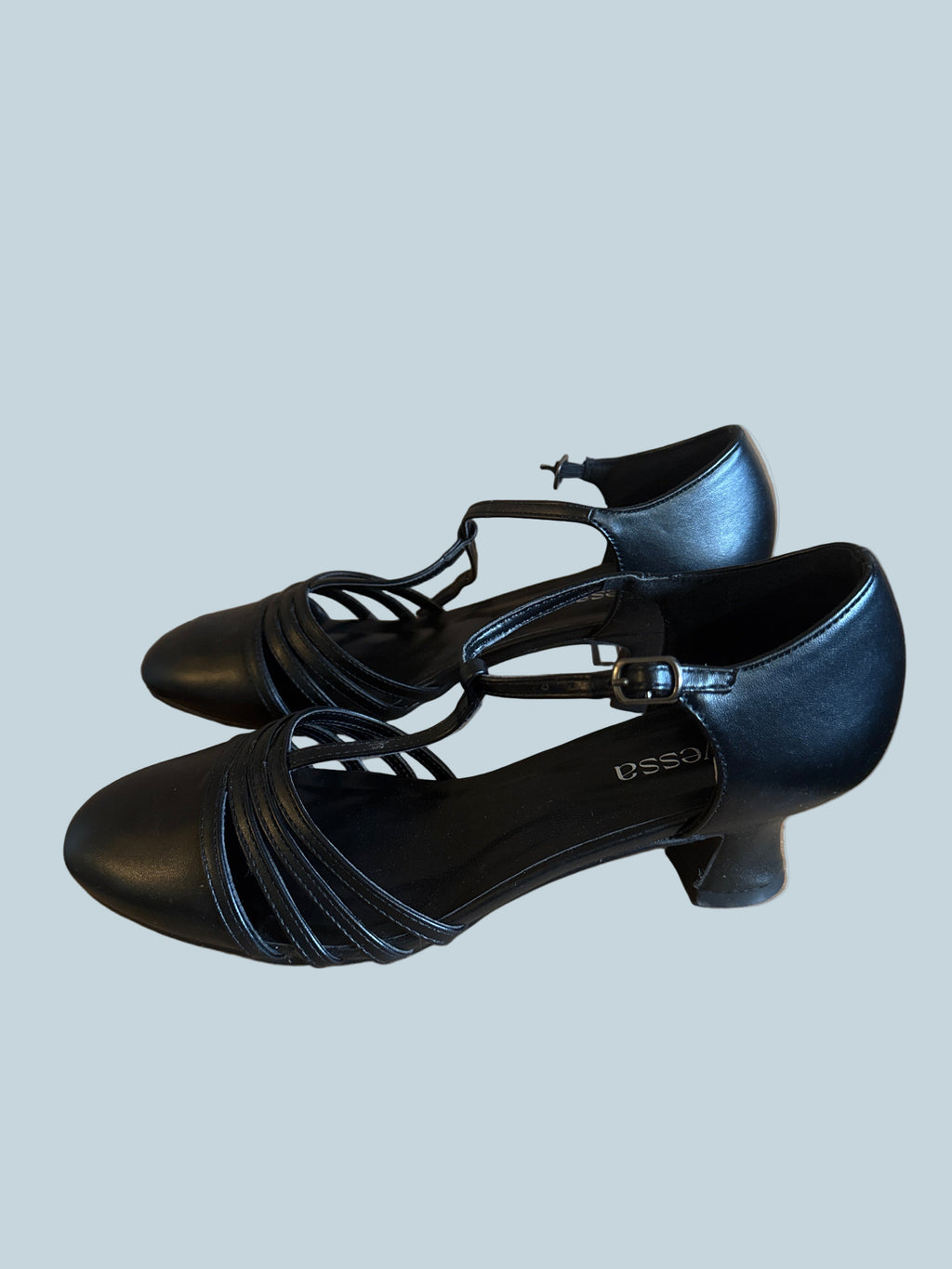 Tessa Women Block Heeled Shoe Sandals. Like New. Size 8.5