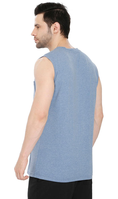 Men's Sleeveless Crew Neck T-Shirt