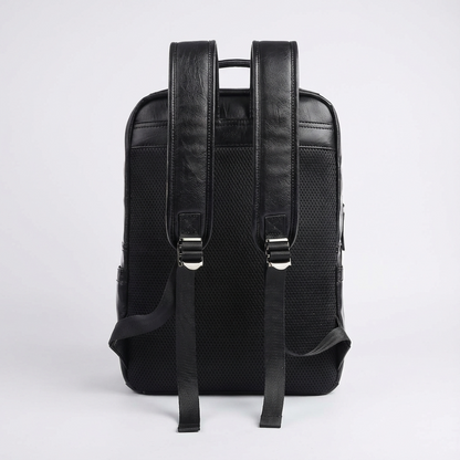 Men's Vegan Leather Backpack – Structured Travel Carry
