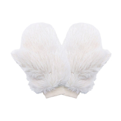 Faux Fur Mitten Gloves