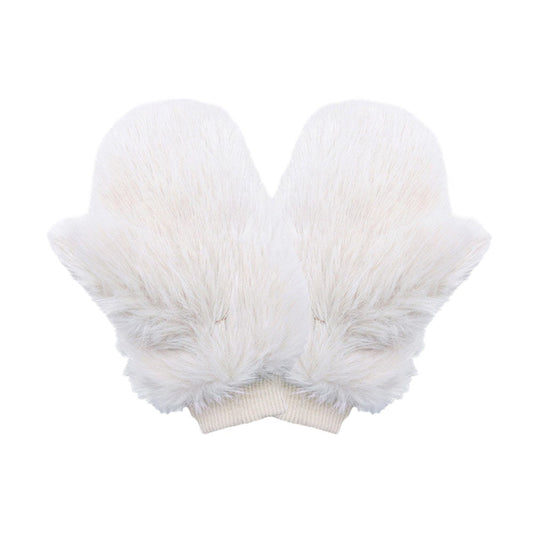 Faux Fur Mitten Gloves