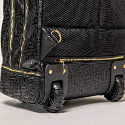 Black Monogram Leather Carry-On Roller Bag (Only 150 Made)