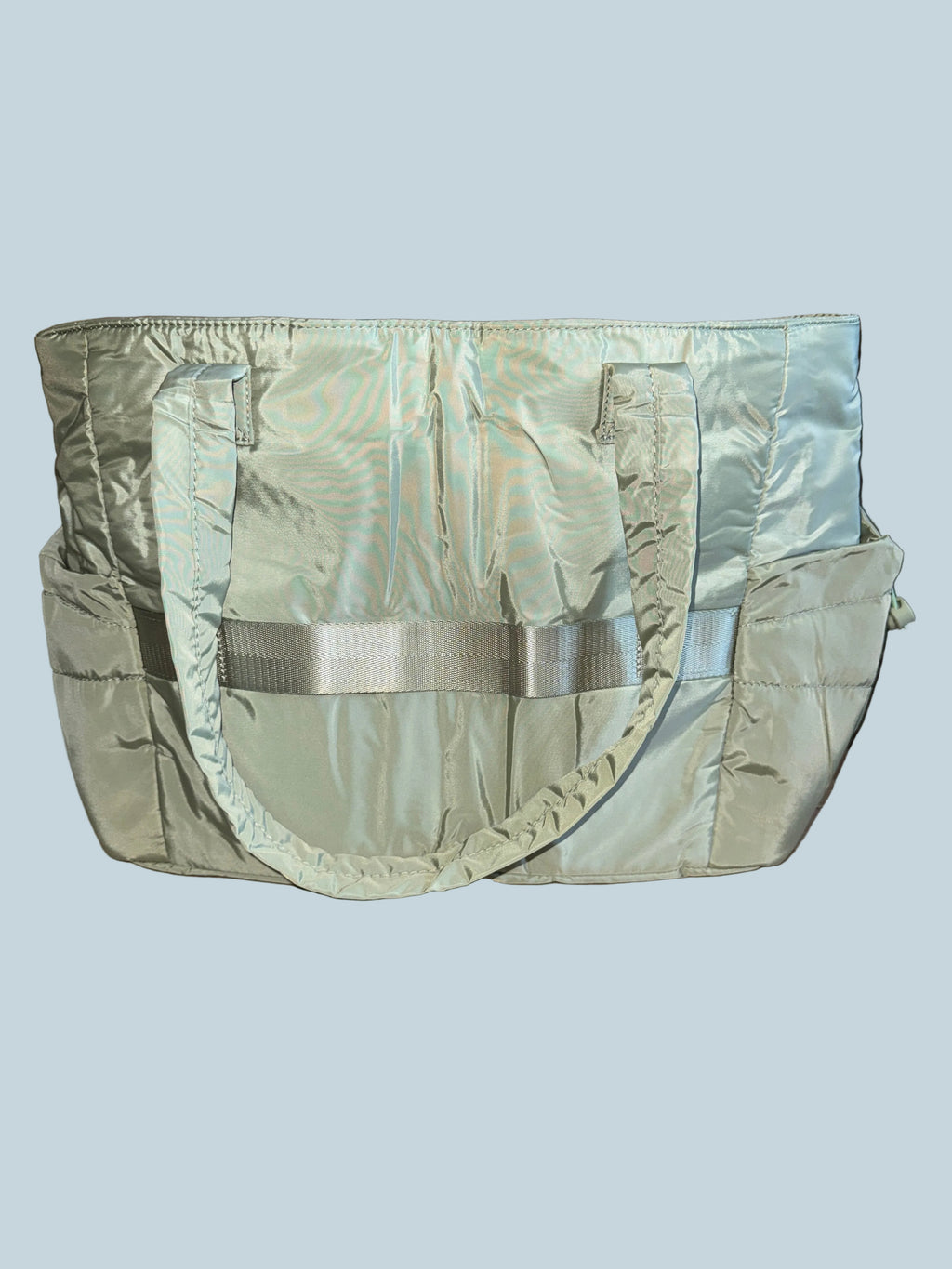 Puffer Quilted Tote Bag. Large