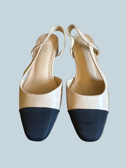 Trary. Women Open Back Ballet Flat.  Like New. Size 6.5