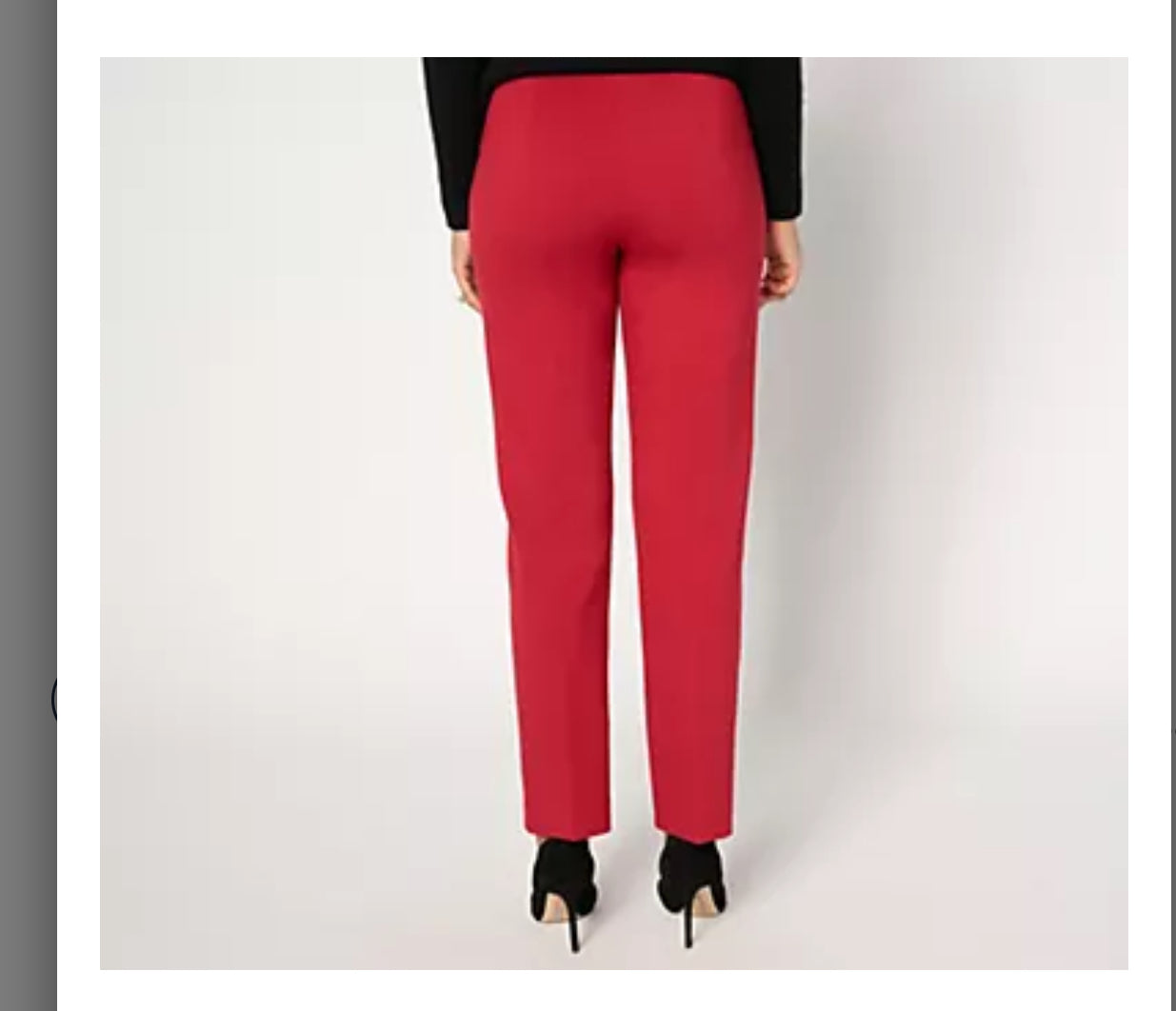 Susan Graver Regular Ponte Straight-Leg Pull-On Pants