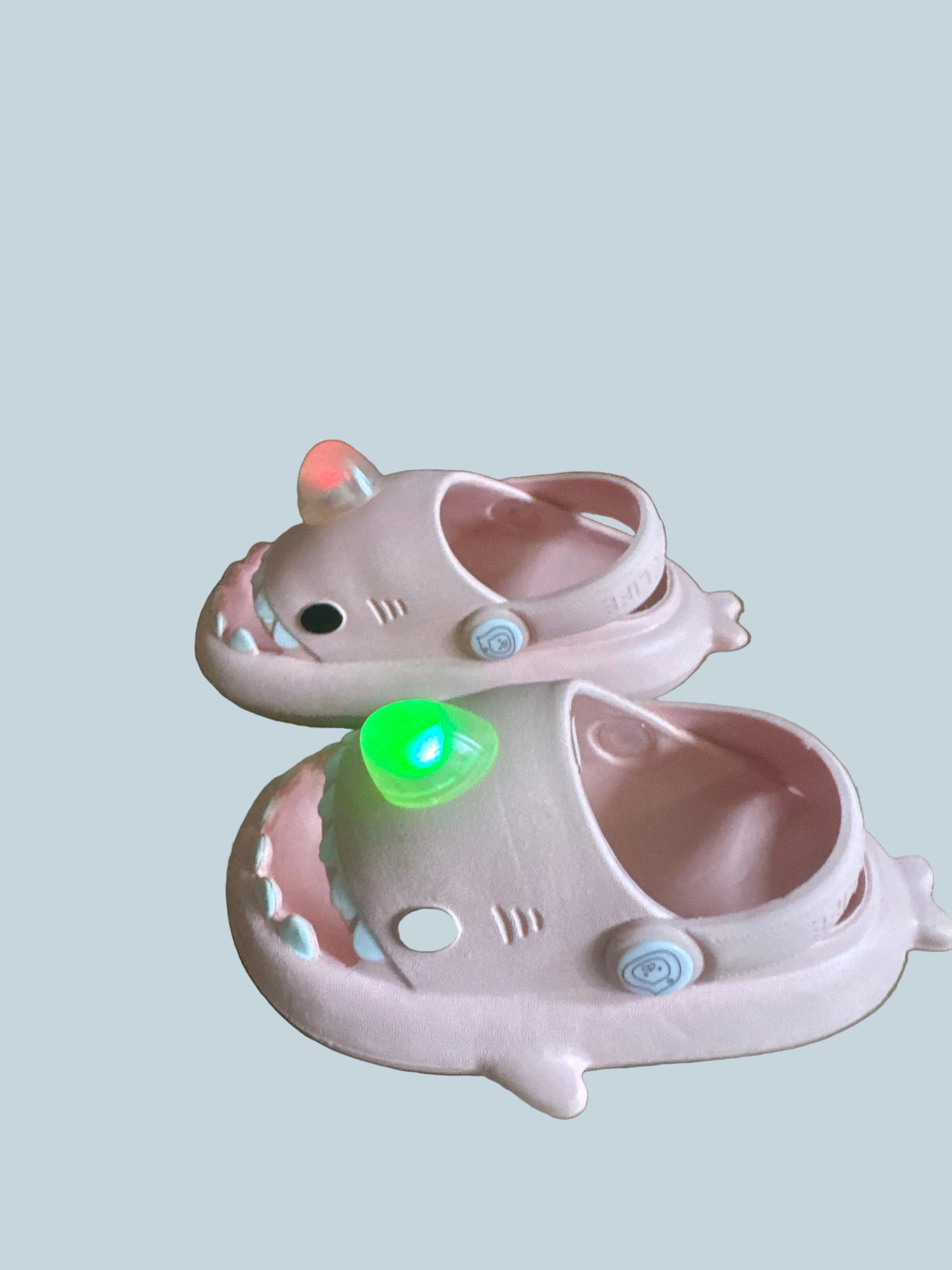 Light Up Nose Slip-on Girls Shoe Sandals. Secondhand. Kids Size 12