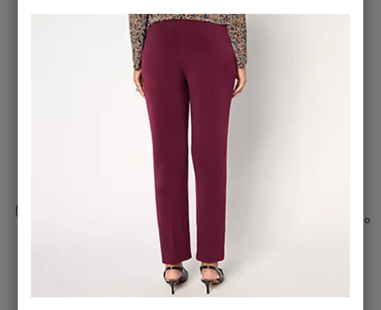 Susan Graver Modern Essentials Regular Liquid Knit Slim Pant. Black/Large