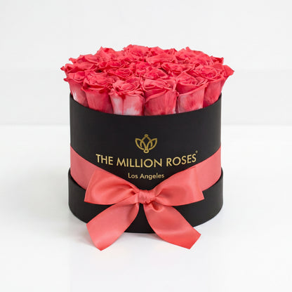 Classic Black Box | Coral Roses
