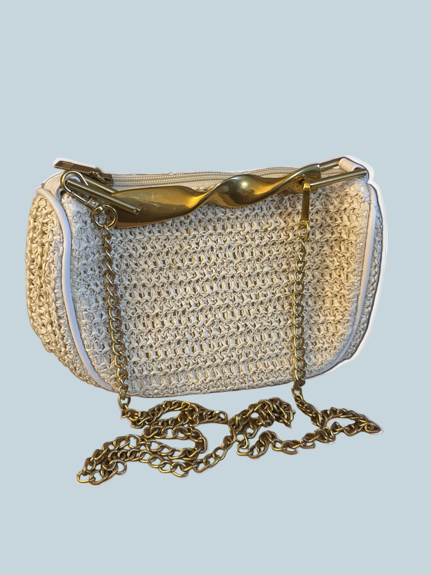Straw Clutch Bag. Like New